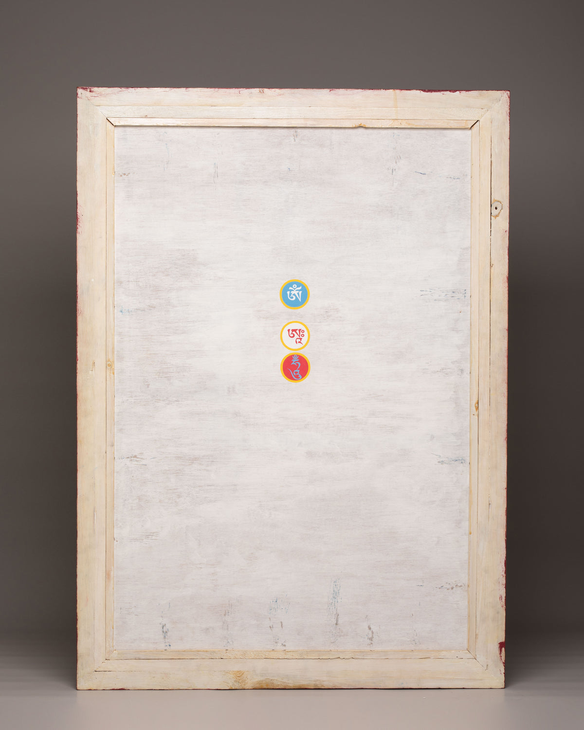 Spiritual Namtoshe Wall Hanging | Handpainted Tibetan Buddhist Wealth Deity Art