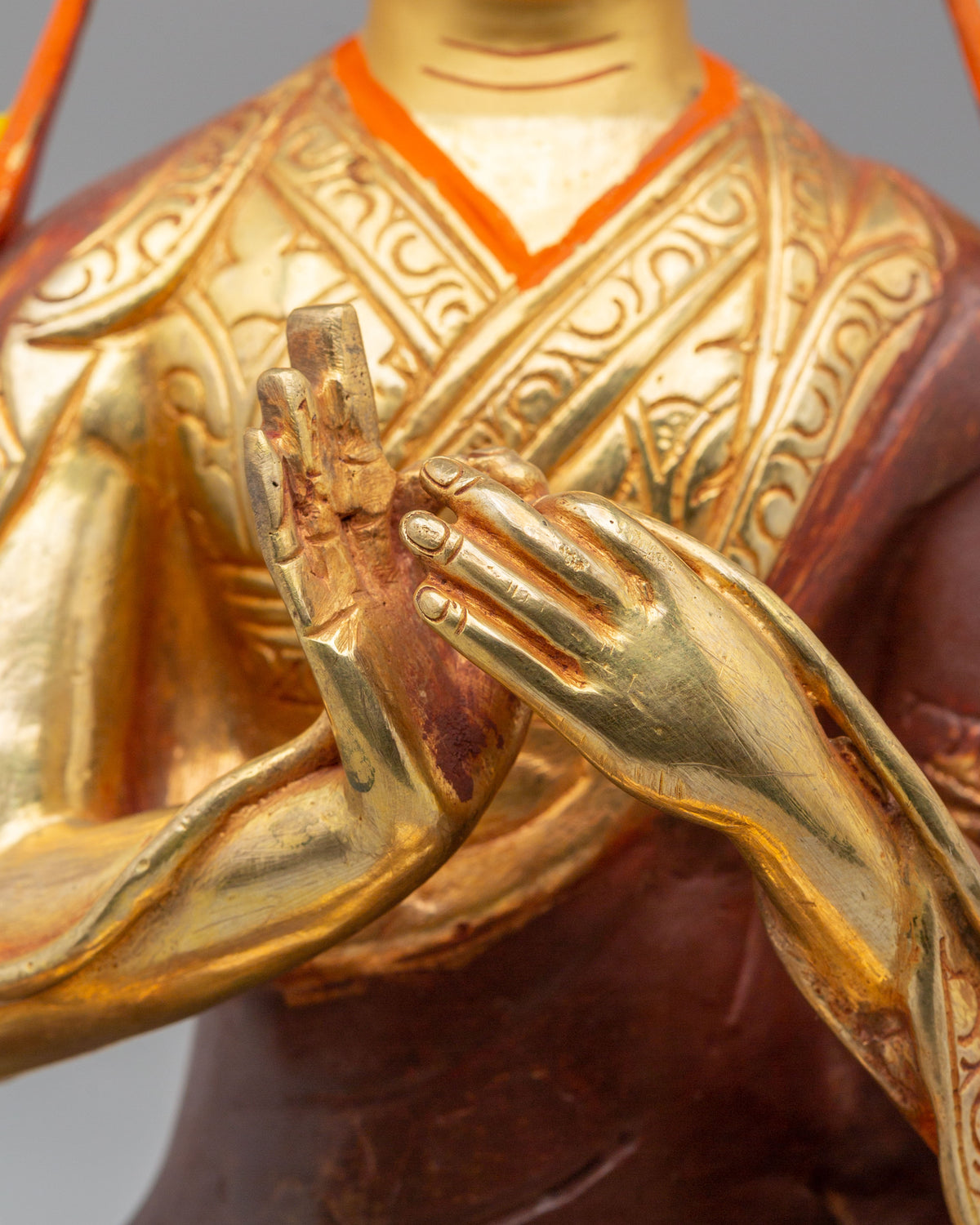 Lama Je Tsongkhapa Sculpture | Himalayan Tibetan Artwork