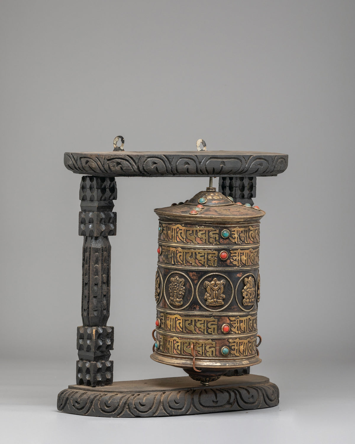 Tibetan Prayer Wheel for Buddhist Practice | Shrine Buddhist Artwork