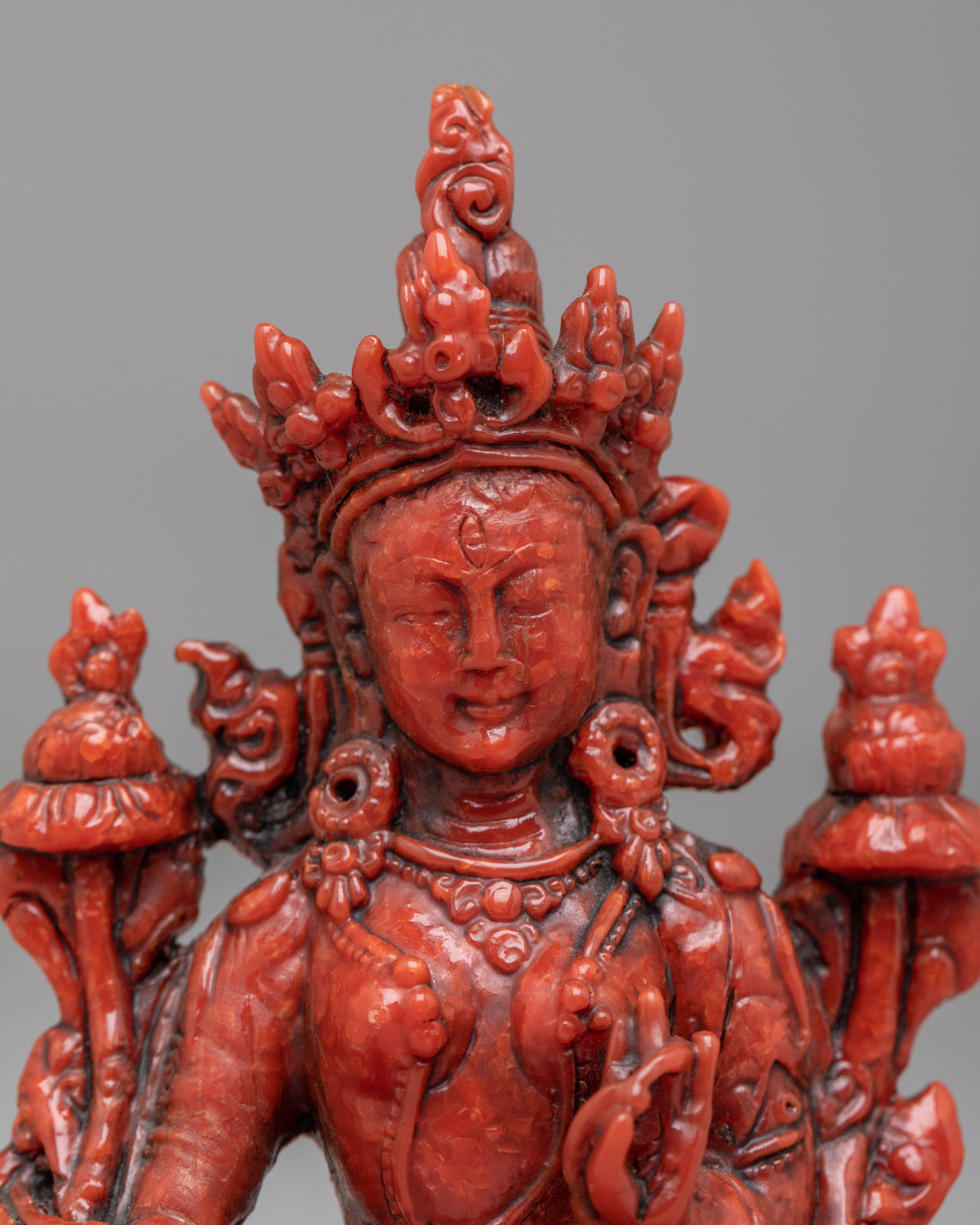 Traditional White Tara Buddhist Sculpture | Buddhist Spiritual Artwork