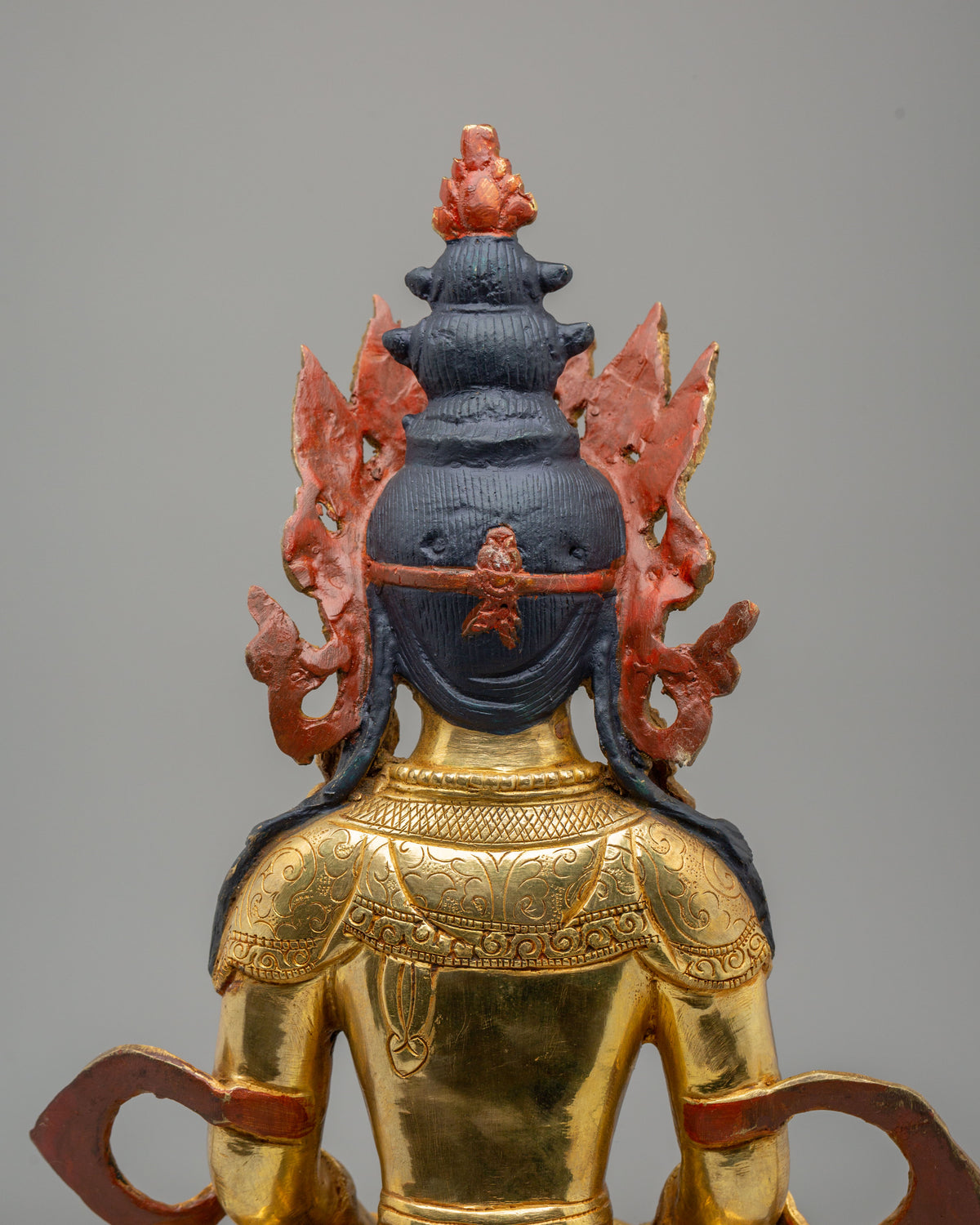 Sacred Amitayus Buddhist Sculpture | Tibetan Buddhist Artwork