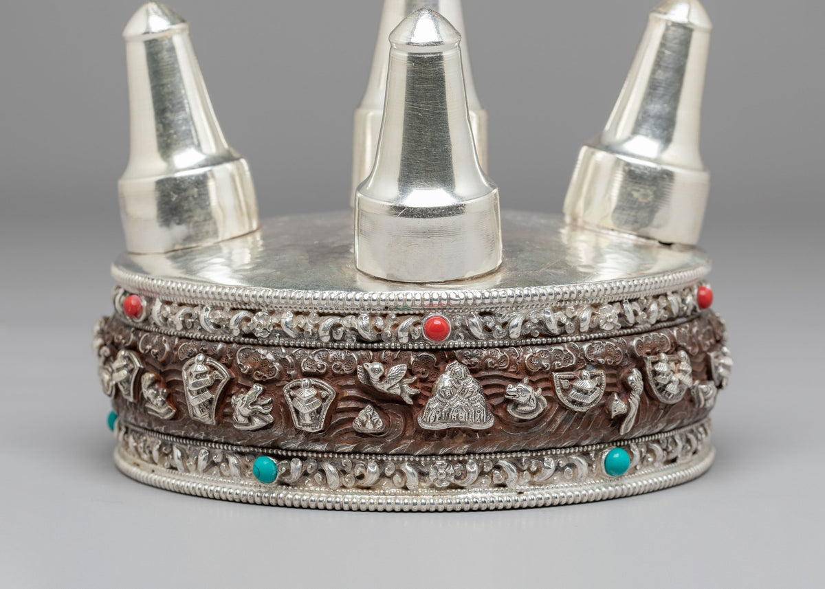 Buddhist Altar Kusum Mandala Offering | Sacred Offering Vase for Meditation