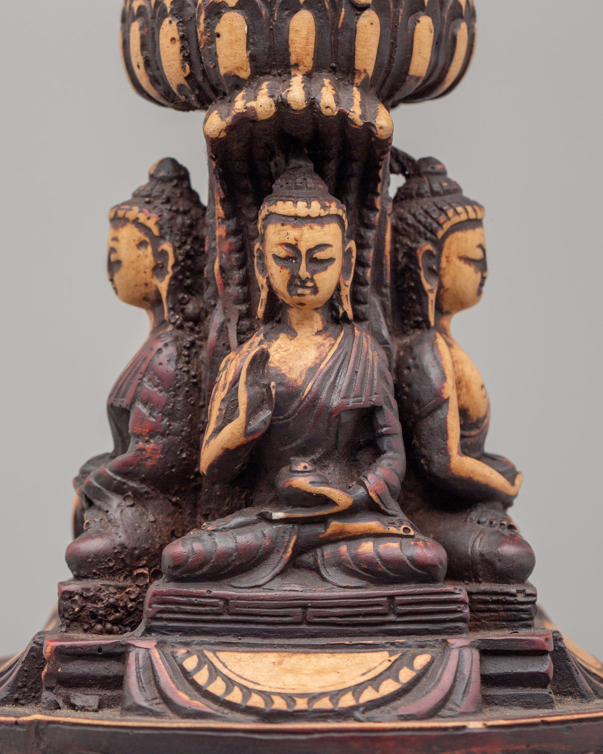 Tibetan Spiritual Five Buddha Stupa | Meditation Altar Home Decor