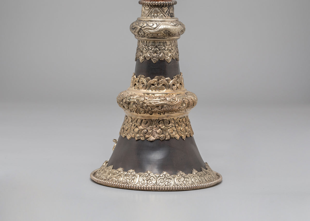 Vajrayana Gyaling Ritual Set | Sacred Tibetan Buddhist Instrument