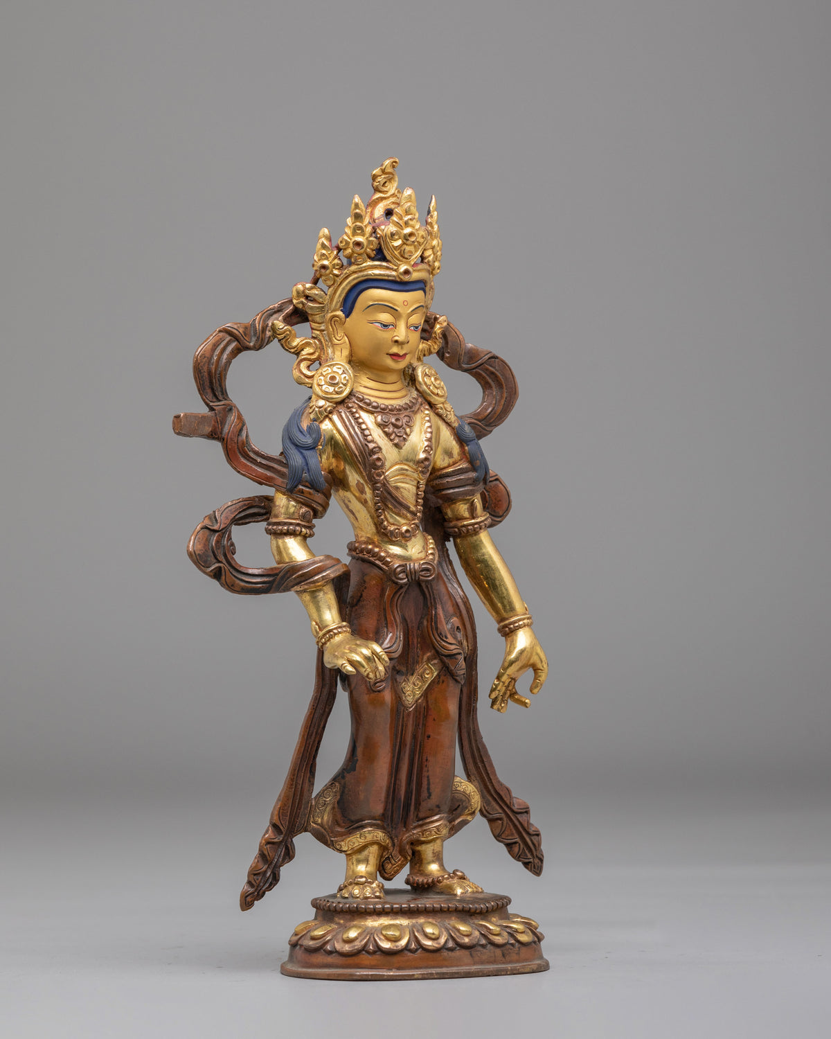 Sacred Green Tara Standing Statue | Divine Feminine Energy