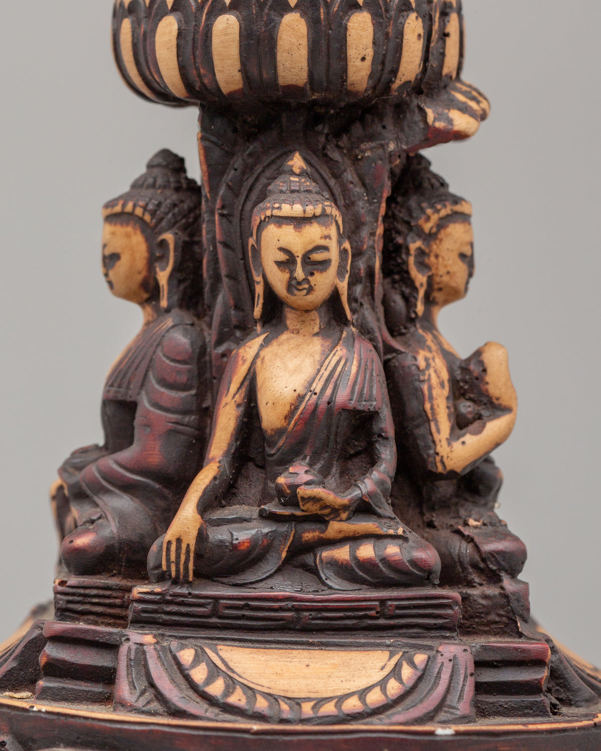 Tibetan Spiritual Five Buddha Stupa | Meditation Altar Home Decor
