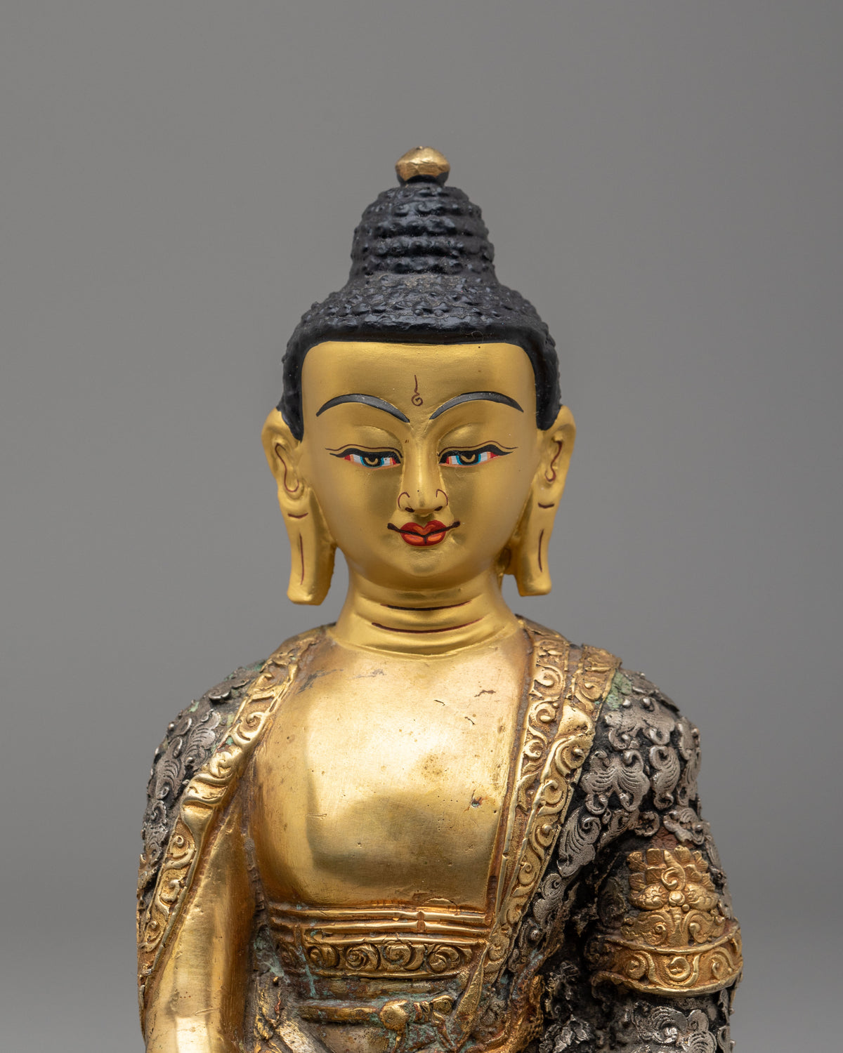 Traditional Tibetan Amitabha Sculpture | Symbol of Infinite Light