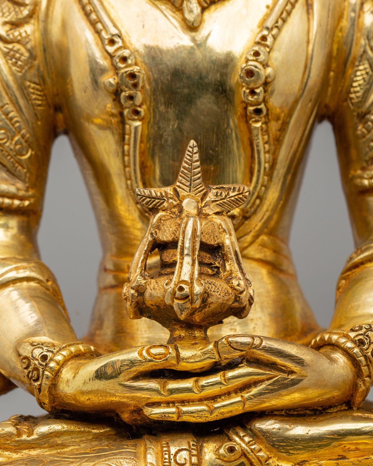 Sacred Amitayus Buddhist Sculpture | Tibetan Buddhist Artwork