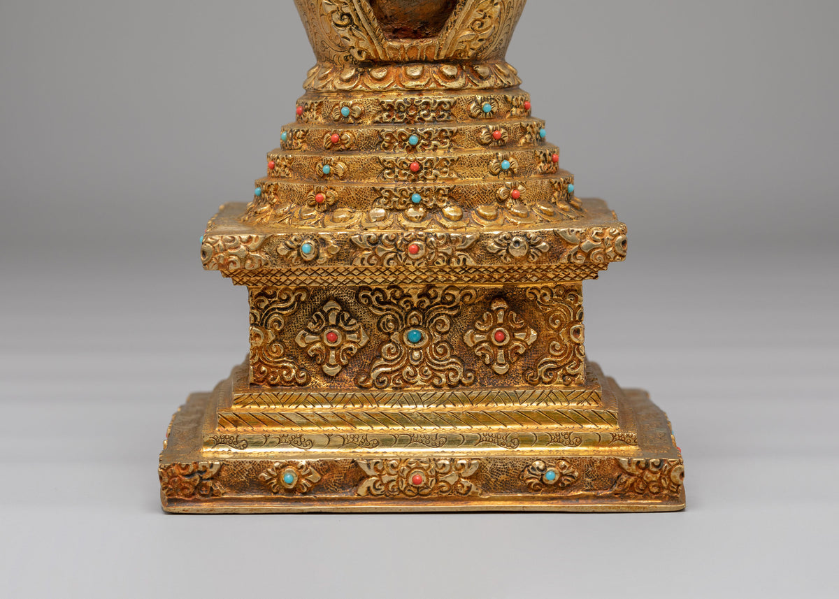 Traditional Tibetan Shrine Stupa | Namgyal Chorten Stupa