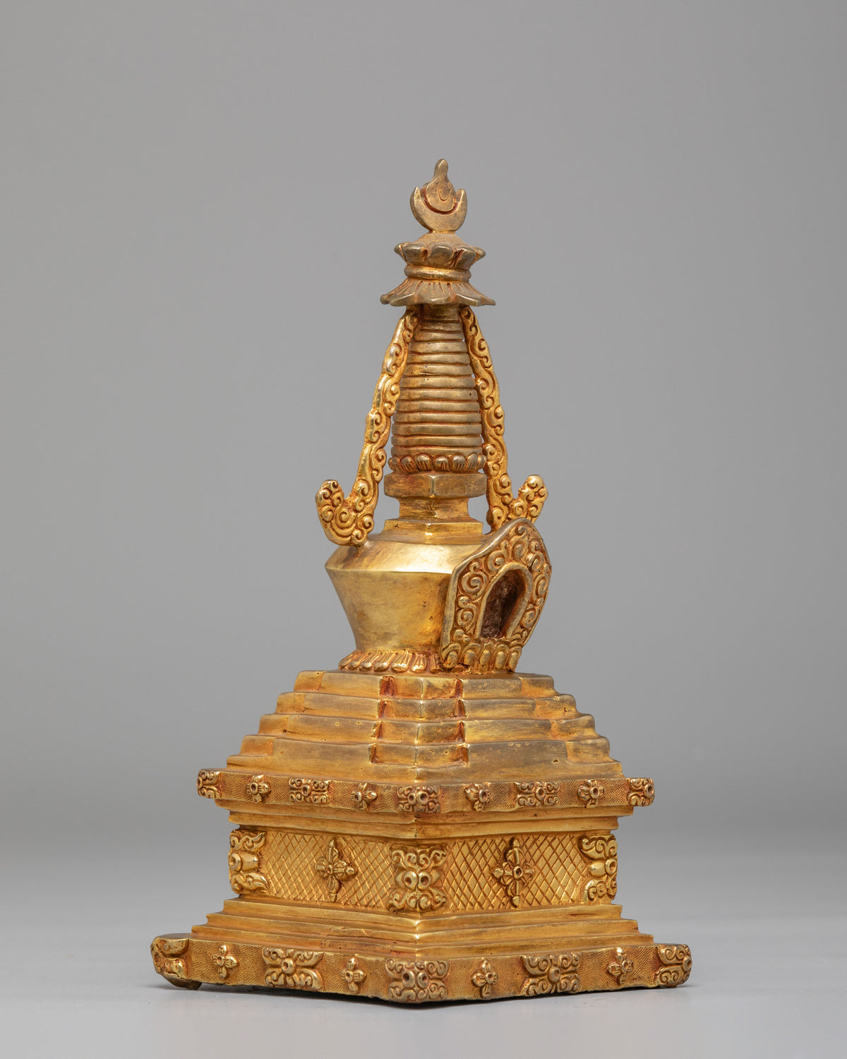 Stupa of Great Miracles for Buddhist Altar | Symbol of Enlightenment