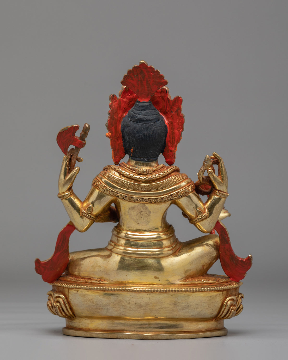Handcrafted Ganesh Altar Statue | Hindu Deity Figurine for Spiritual Home Decor