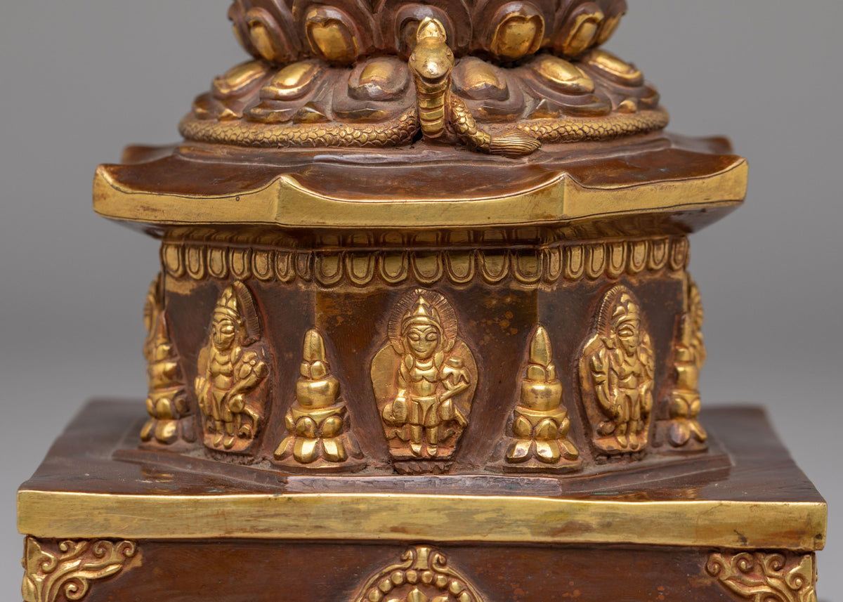 Buddhist Stupa for Meditation Practice | Spiritual Home Decor