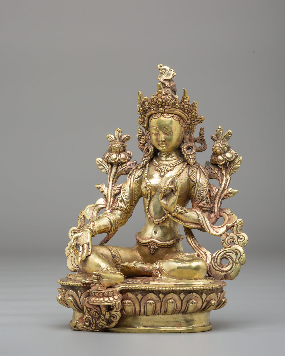 Green Tara Sacred Buddhist Statue | Divine Goddess of Compassion