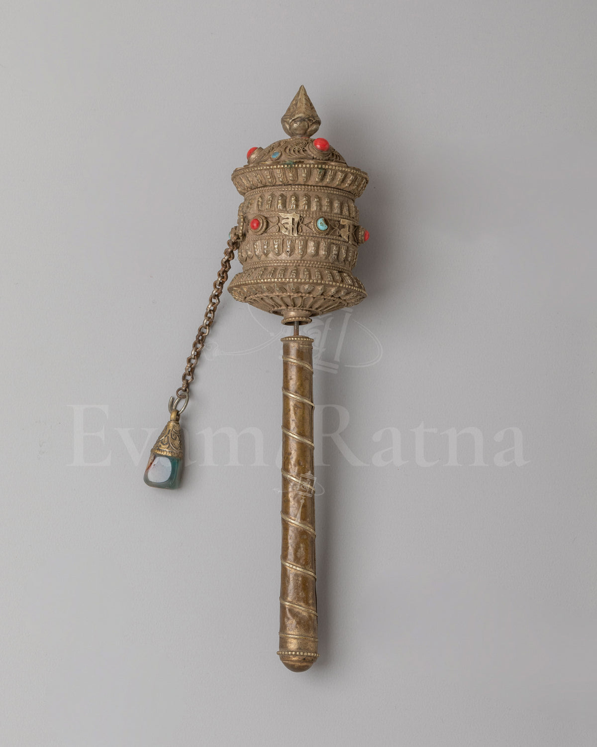 Buddhist Mani Mantra Prayer Wheel  