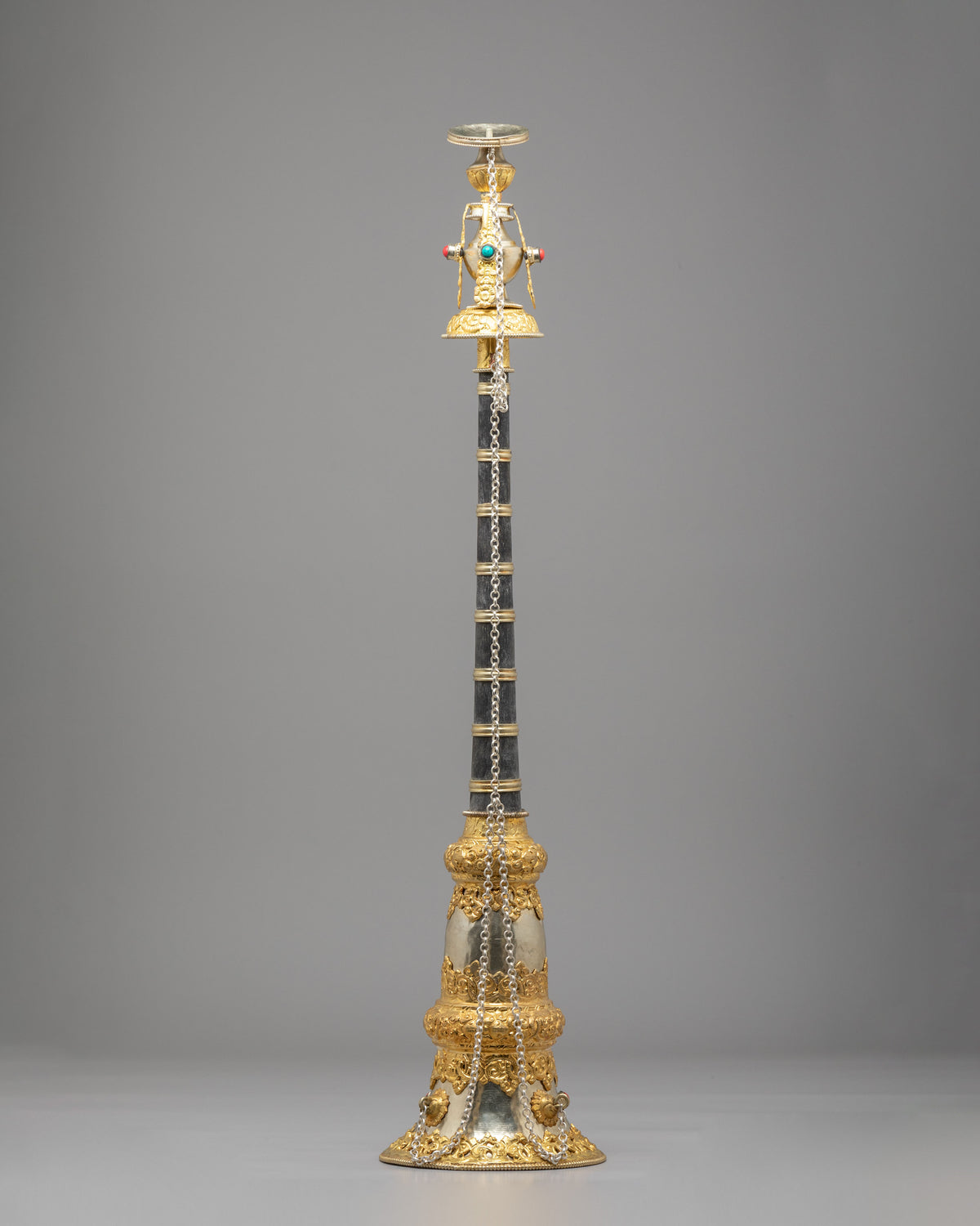 Buddhist Ceremonial Gyaling Set | Sacred Tibetan Ritual Instrument