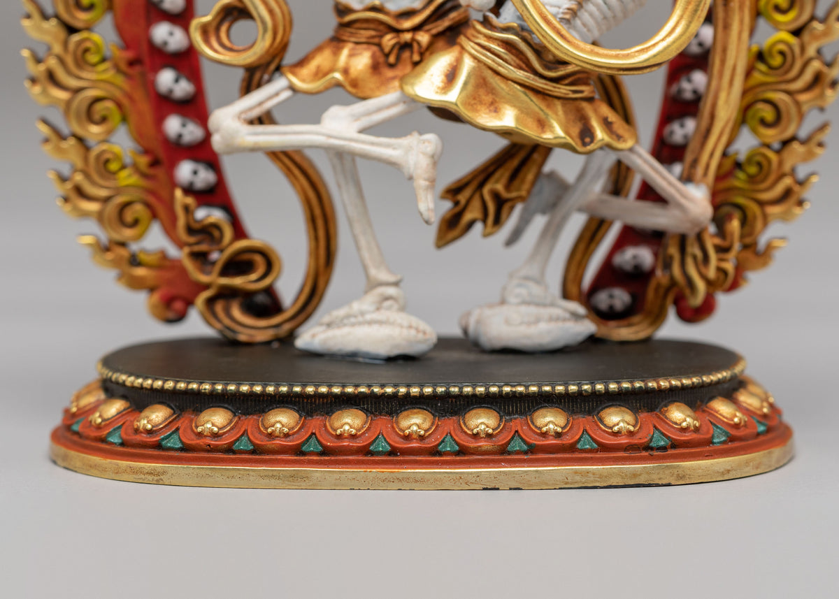Vajrayana Chittipati Protector Statue | Tibetan Tantric Deity Sculpture for Altar Decor