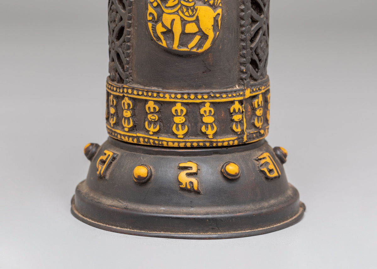 Vajrayana Ritual Incense Burner | Copper Buddhist Offering Vessel
