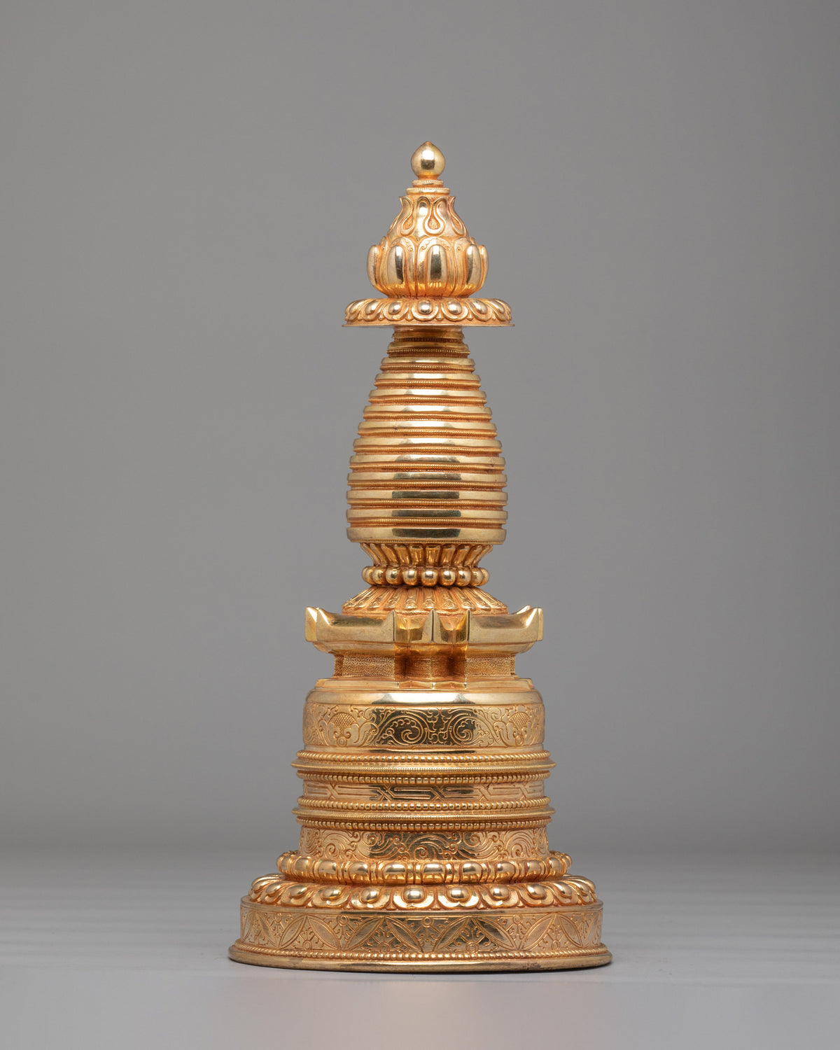 Sacred Buddhist Kadampa Chorten | Handcrafted Tibetan Buddhist Stupa