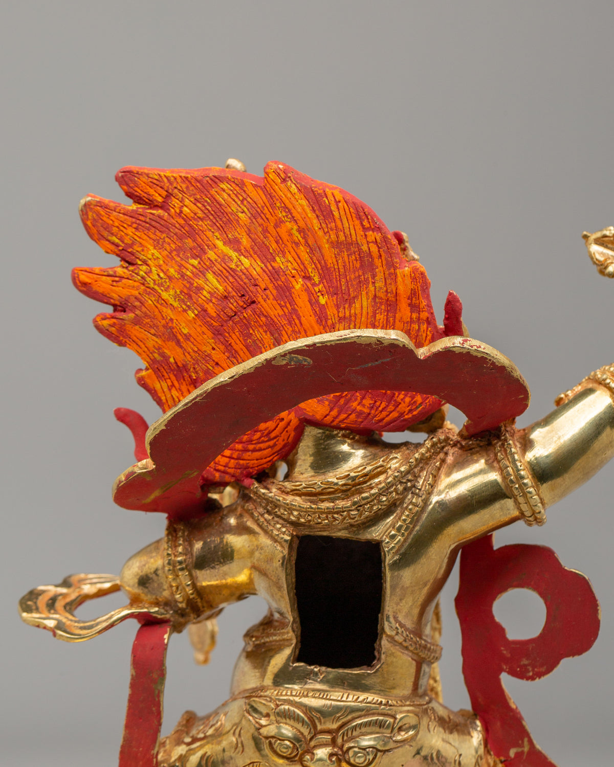 Buddhist Vajrapani Sculpture | Spiritual Protector Art