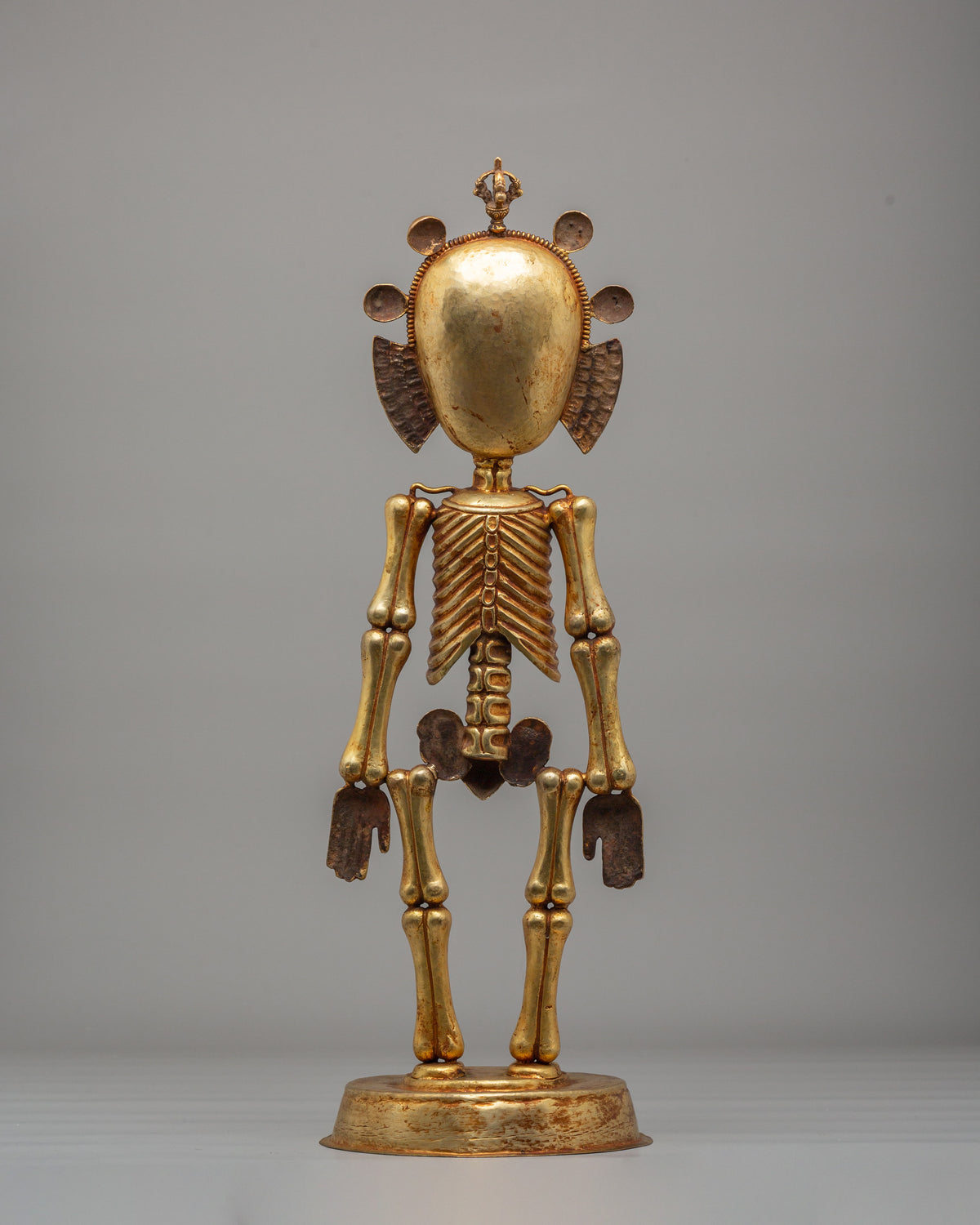Traditional Chitipati Protector Sculpture | Wrathful Deity Figurine