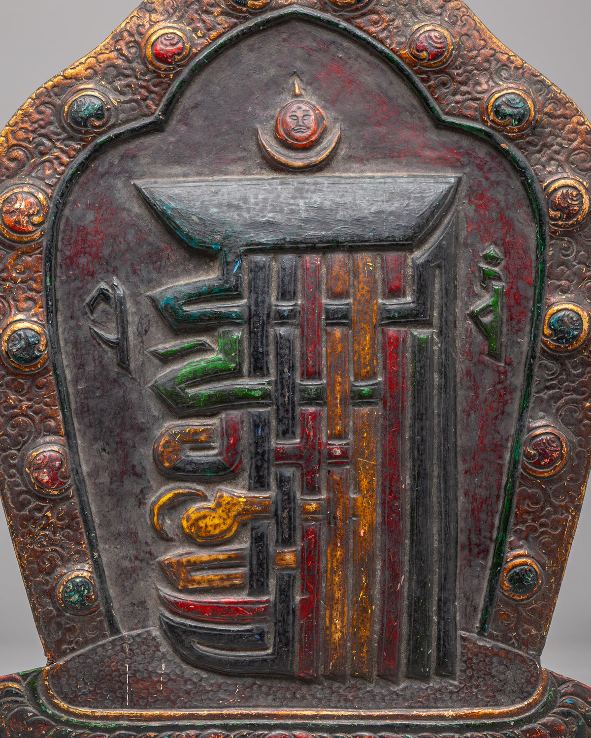 Handcrafted Tibetan Kalachakra Wall Art | Himalayan Buddhist Artwork