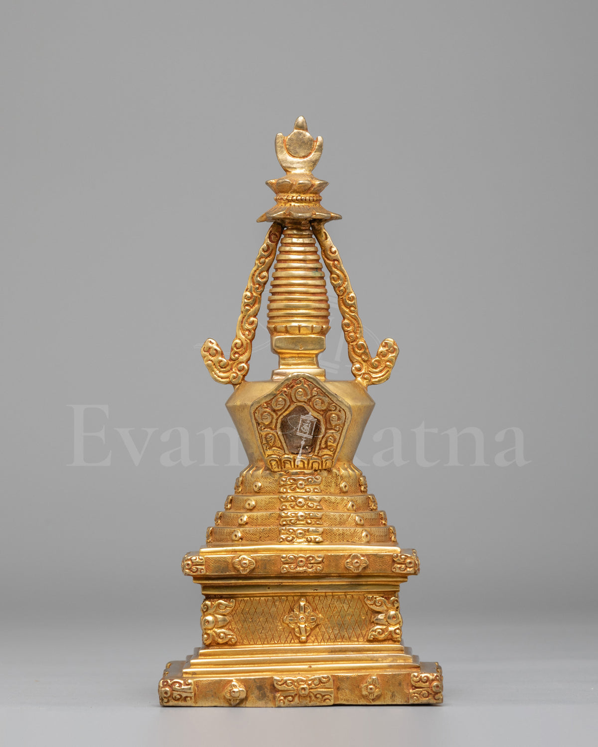 Lotus Blossom Stupa For Buddhist Altar 