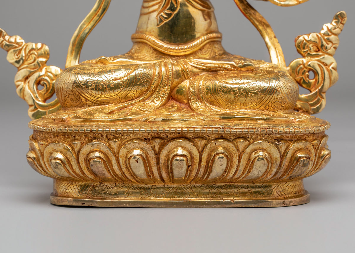 Himalayan Buddhist Manjushri Sculpture | Bodhisattva of Transcendent Wisdom