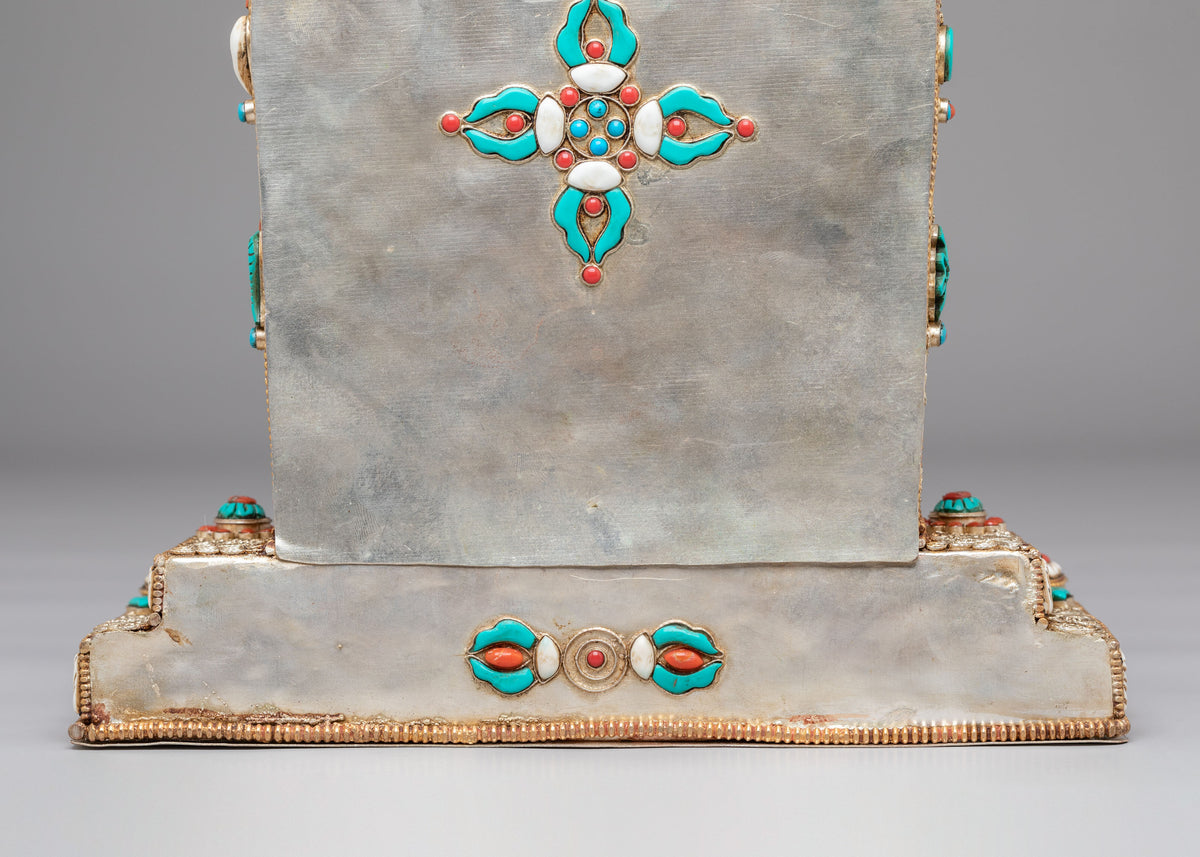 Tibetan Buddhist Ghau Shrine Box | Sacred Tibetan Offering Box