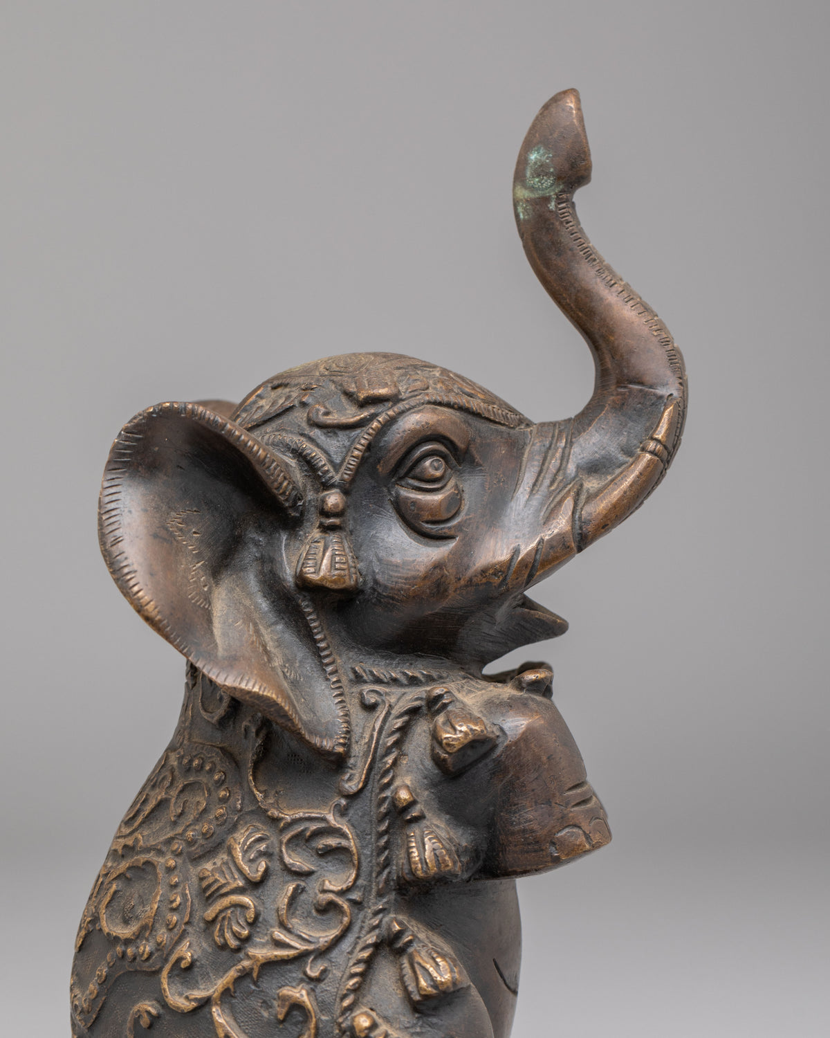 Handcrafted Elephant Sculpture Set | Spiritual Home Decor