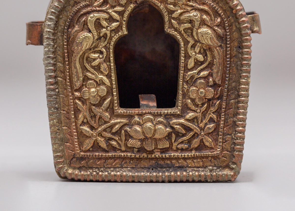 Buddhist Ghau Amulet Box | Sacred Spiritual Container for Prayer Beads