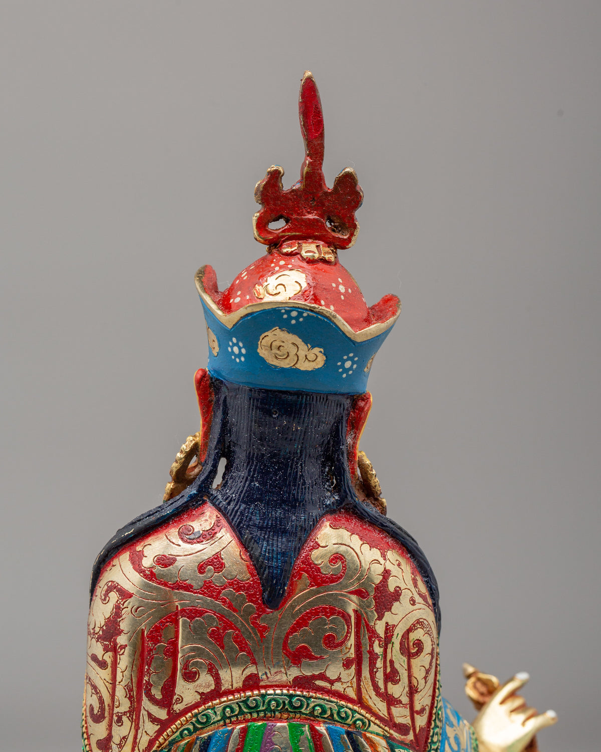 Traditional Guru Rinpoche Statue | Himalayan Buddhist Altar Decor
