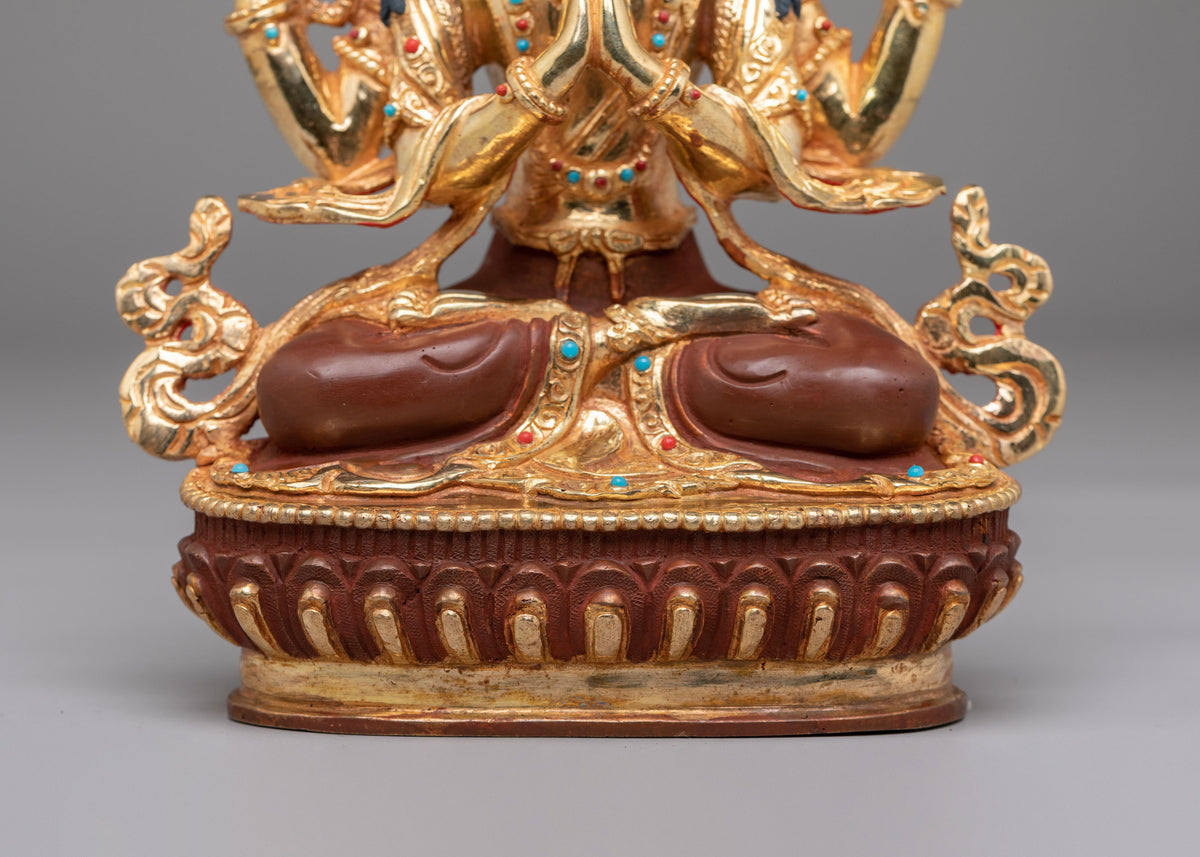 Traditional Chenrezig Compassion Sculpture | Bodhisattva of Compassion Statue