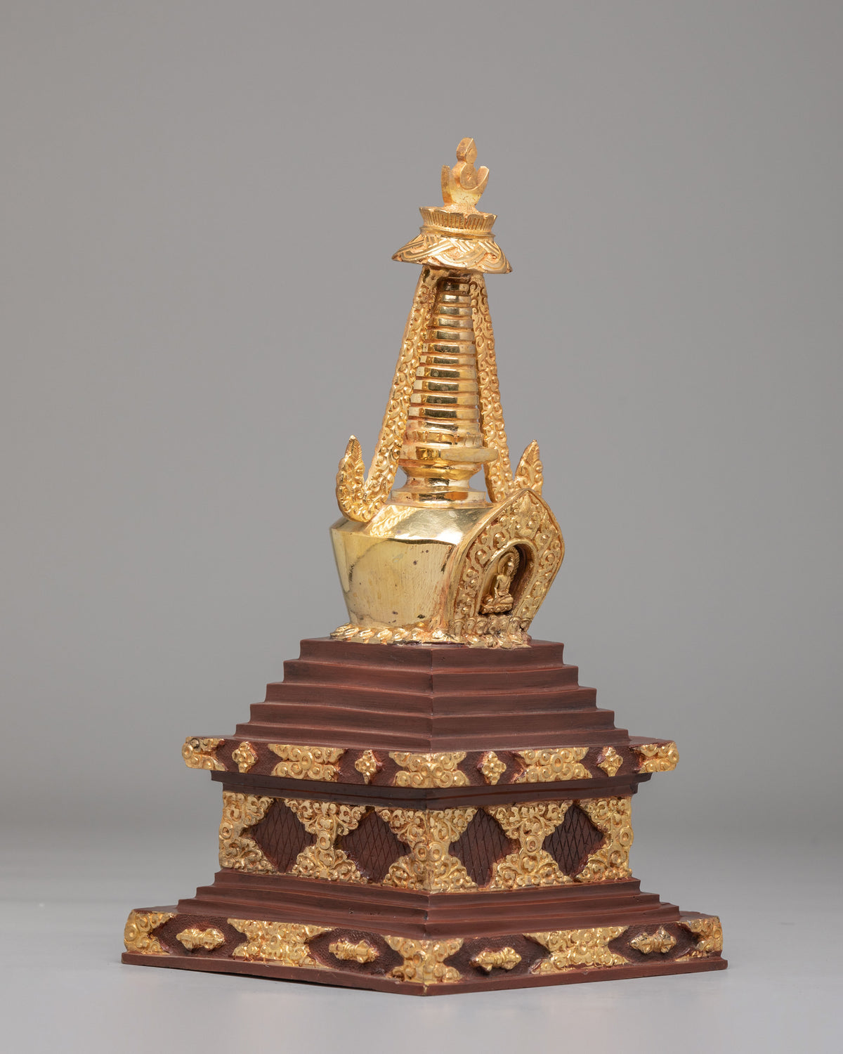 Traditional Tibetan Enlightenment Stupa | Symbol of Spiritual Awakening
