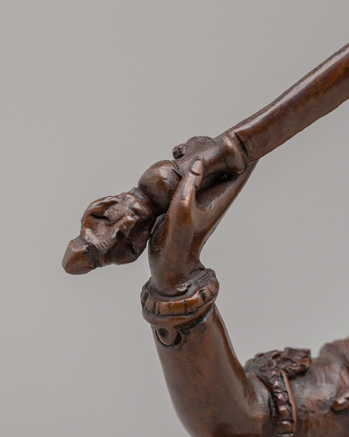 Tibetan Buddhist Manjushri Sculpture | Spiritual Home Decor