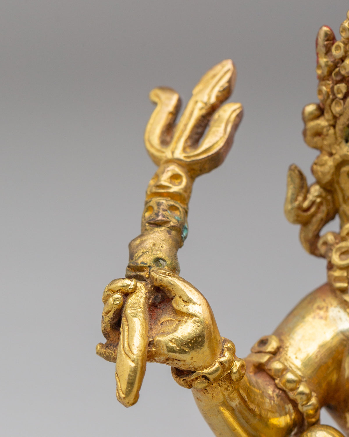Buddhist Mahakala With Consort Statue | Wrathful Union of Wisdom