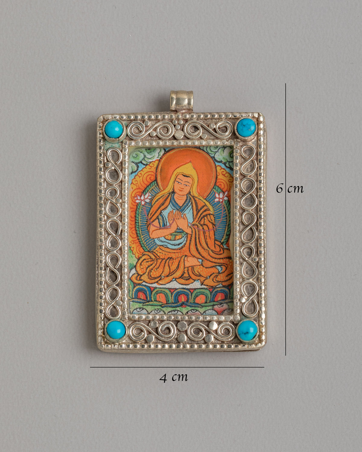 Tsongkhapa Sacred Pendant | Traditional Buddhist Locket