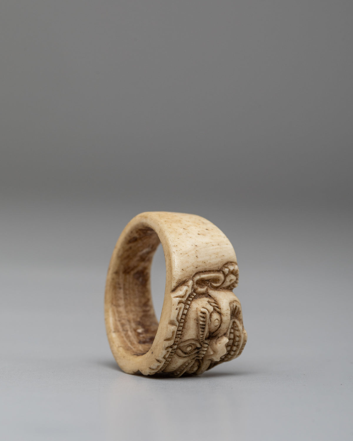 Tibetan Skull Ring | Artisan Symbolic Band