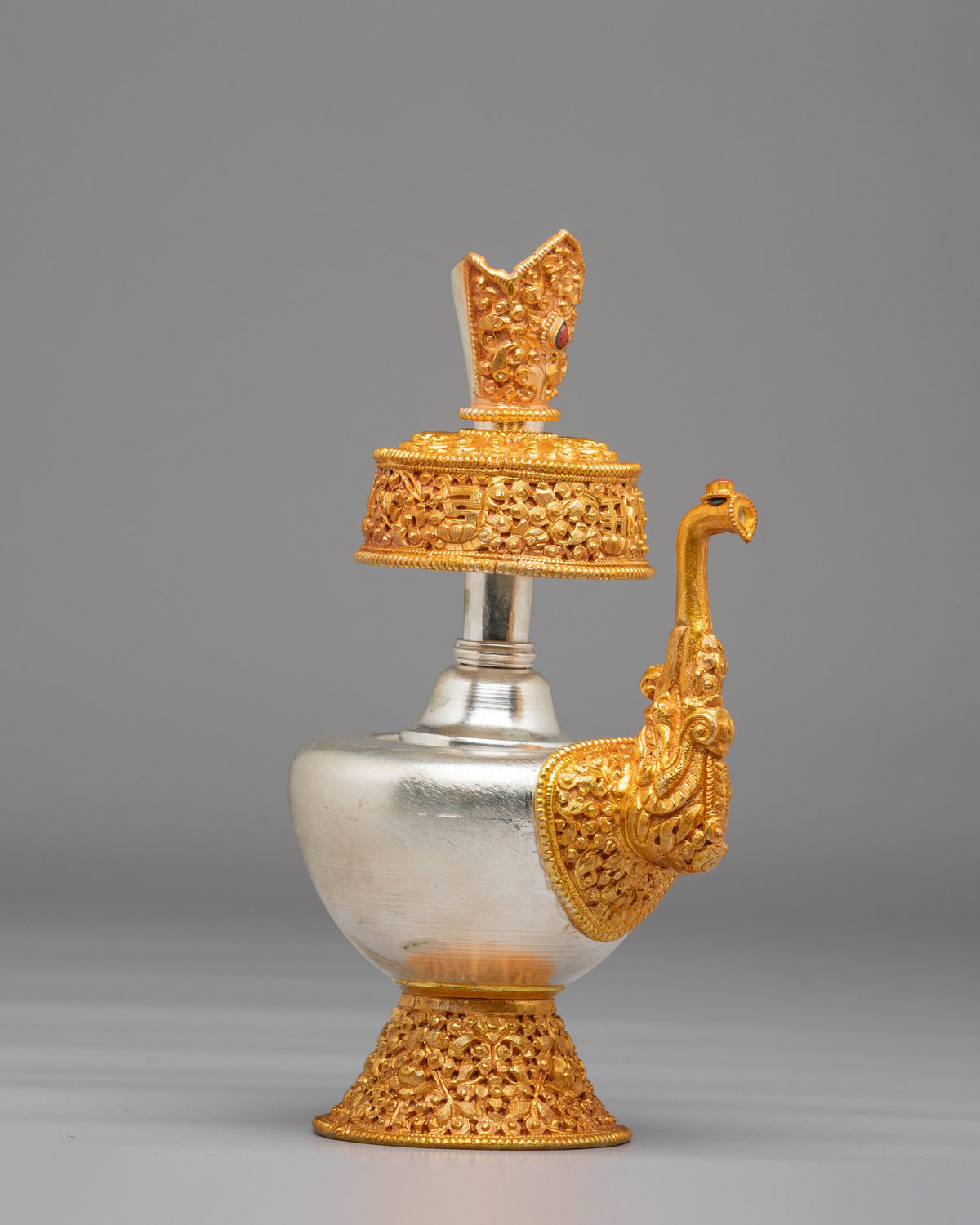 Traditional Himalayan Altar Bhumba | Sacred Vessel for Ritual Offerings