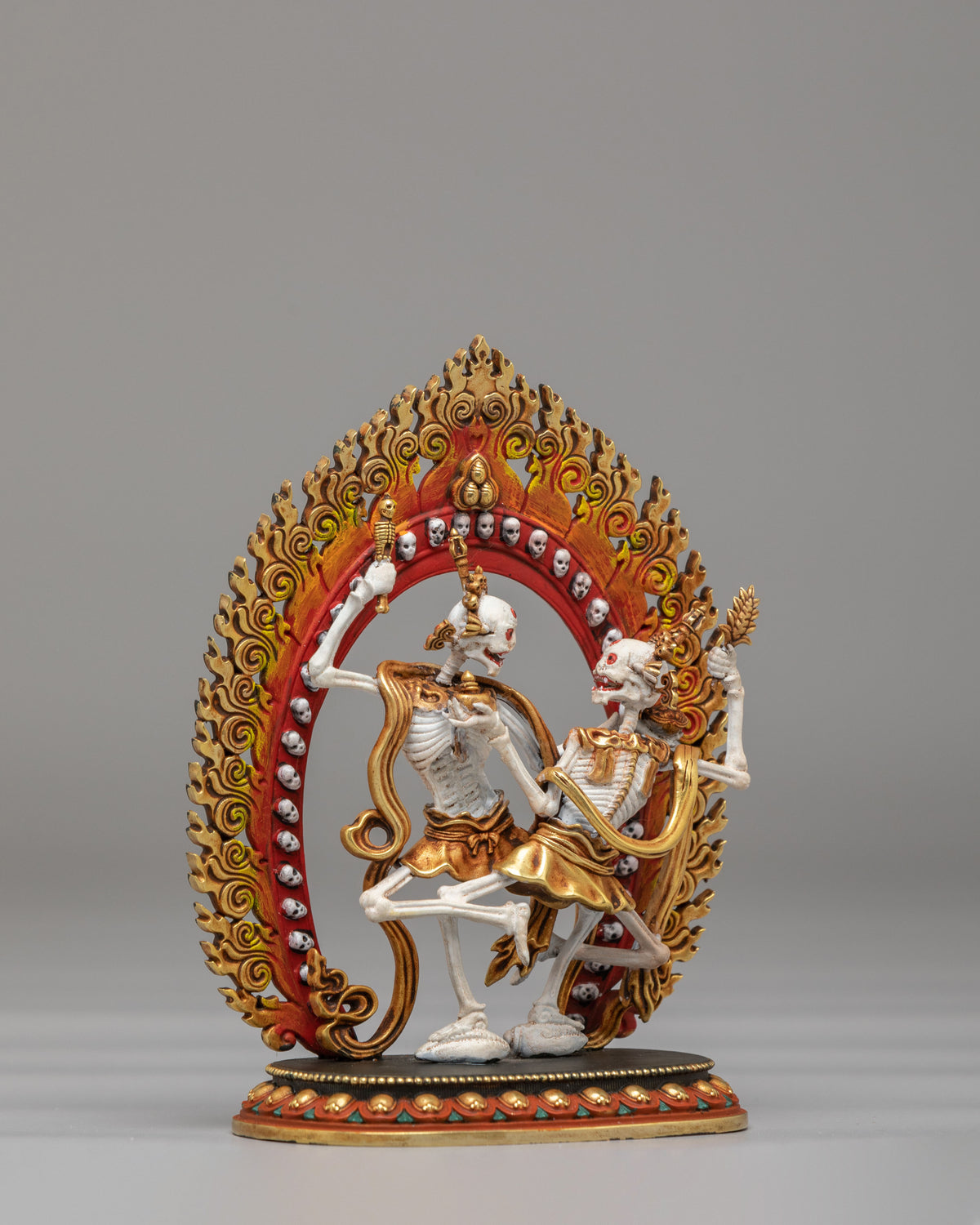 Vajrayana Chittipati Protector Statue | Tibetan Tantric Deity Sculpture for Altar Decor