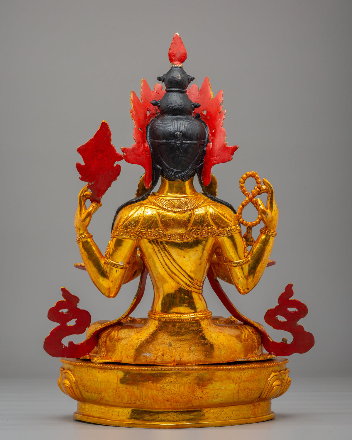 Sacred Himalayan Chenrezig Altar Statue | Embodiment of Compassion