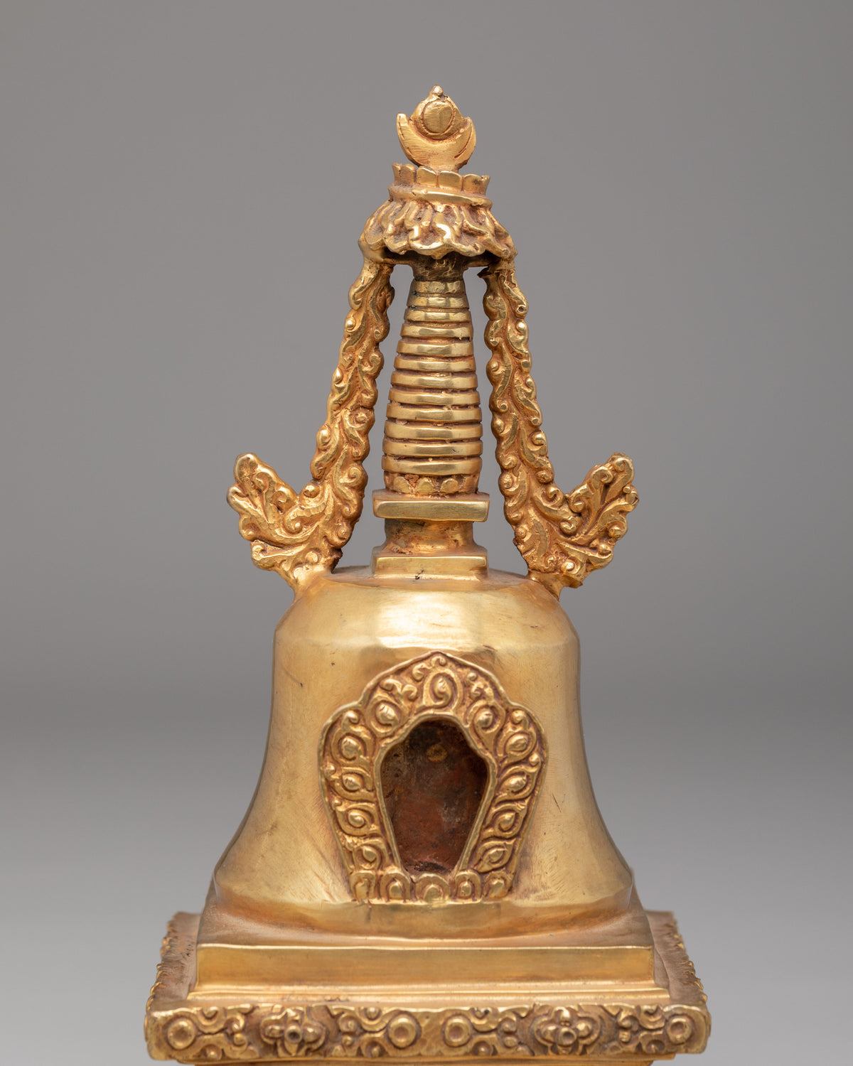 Traditional Altar Stupa | Buddhist Copper Shrine Sculpture