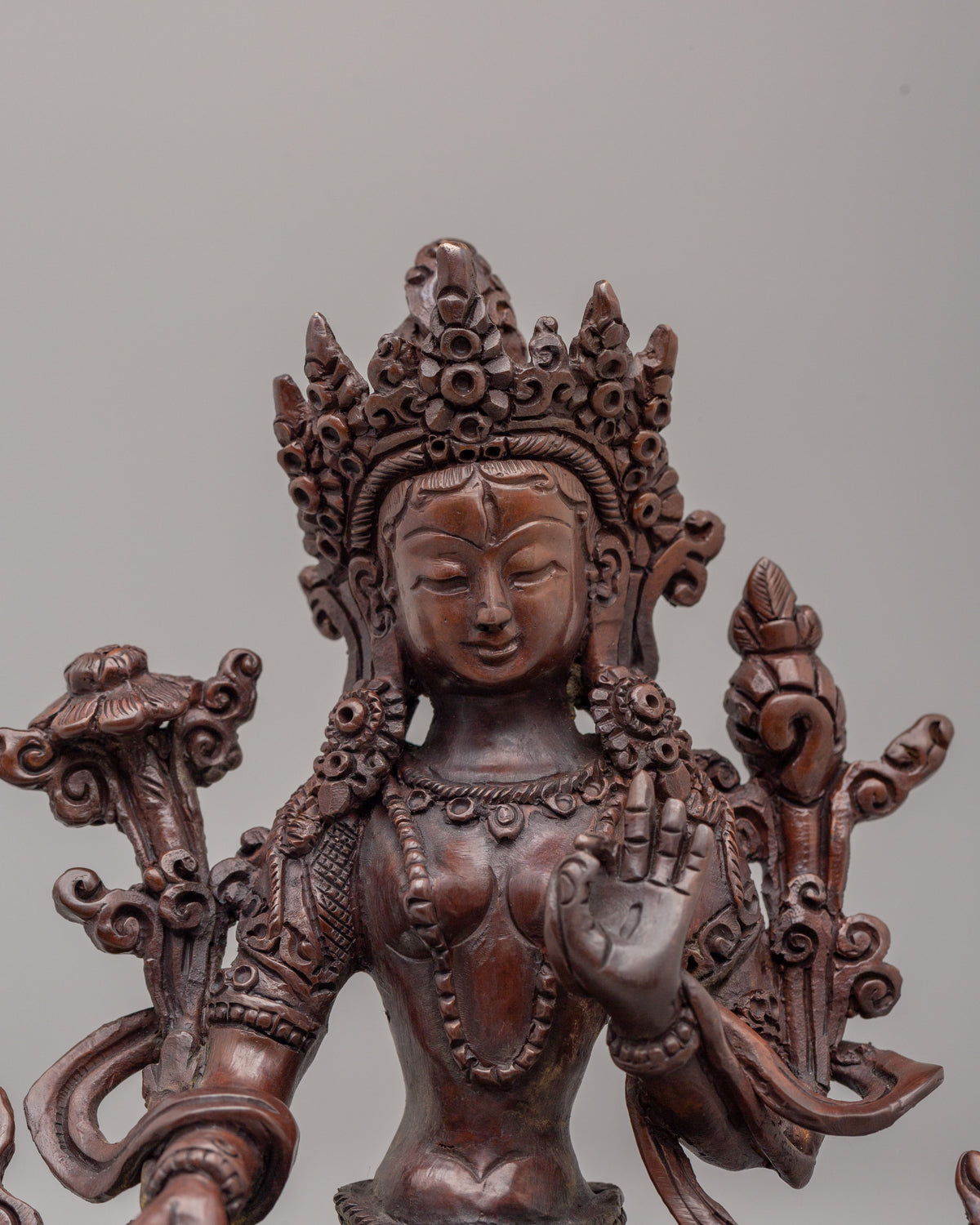White Tara Meditation Statue | Tibetan Healing Deity Artwork