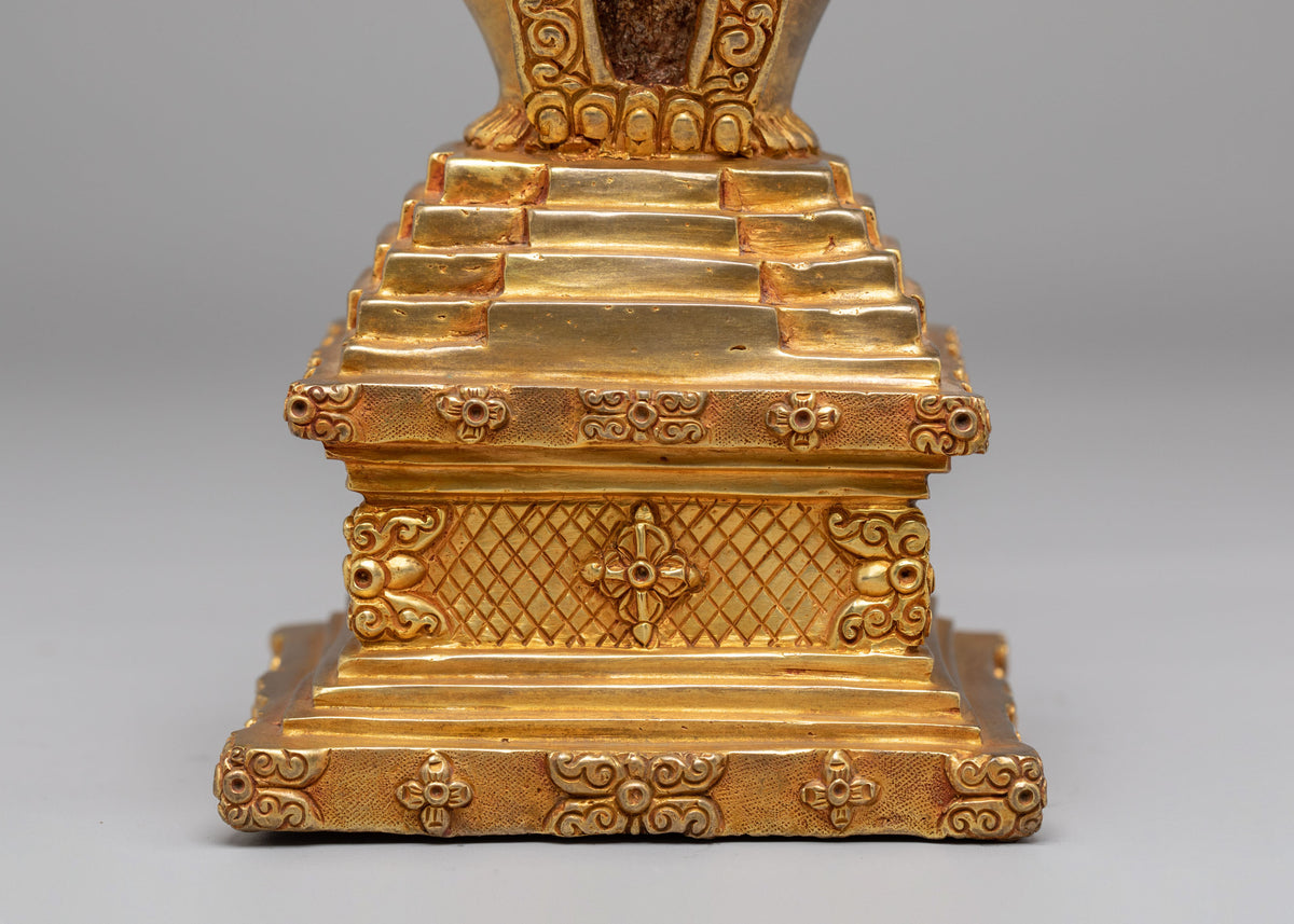 Stupa of Great Miracles for Buddhist Altar | Symbol of Enlightenment