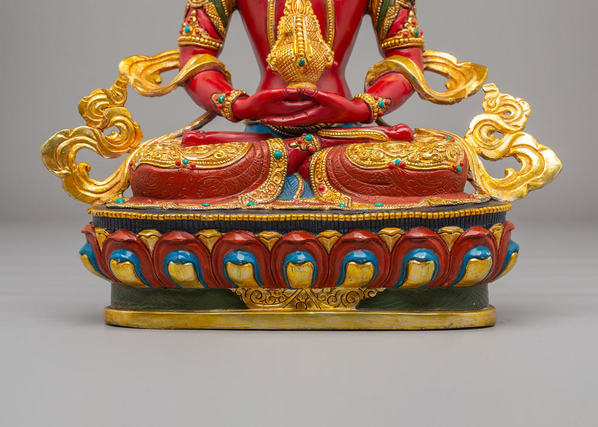 Amitayus Buddhist Longevity Statue | Symbol of Long Life and Spiritual Blessings