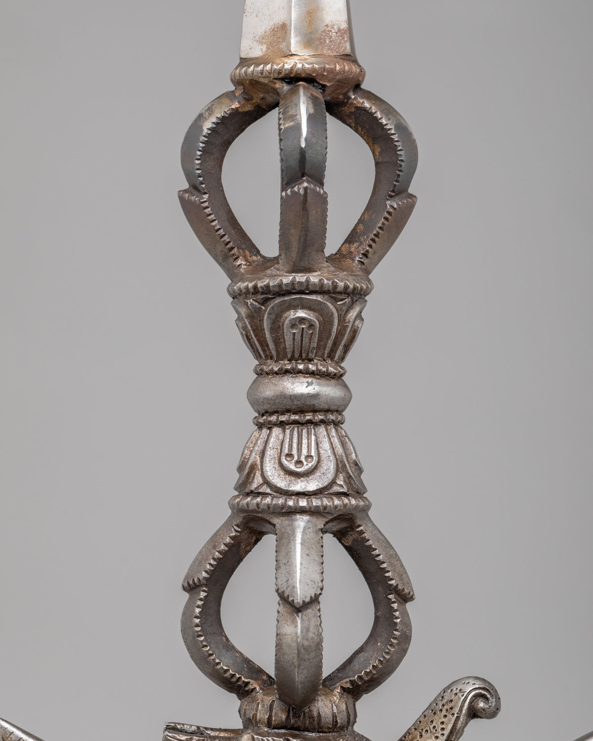 Handcrafted Kartika Knife With Stand | Sacred Ritual Dagger