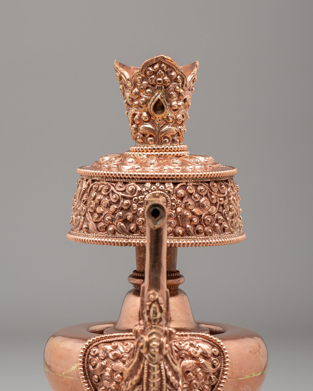 Buddhist Shrine Bhumba Set | Handcrafted Copper Ritual Vessels