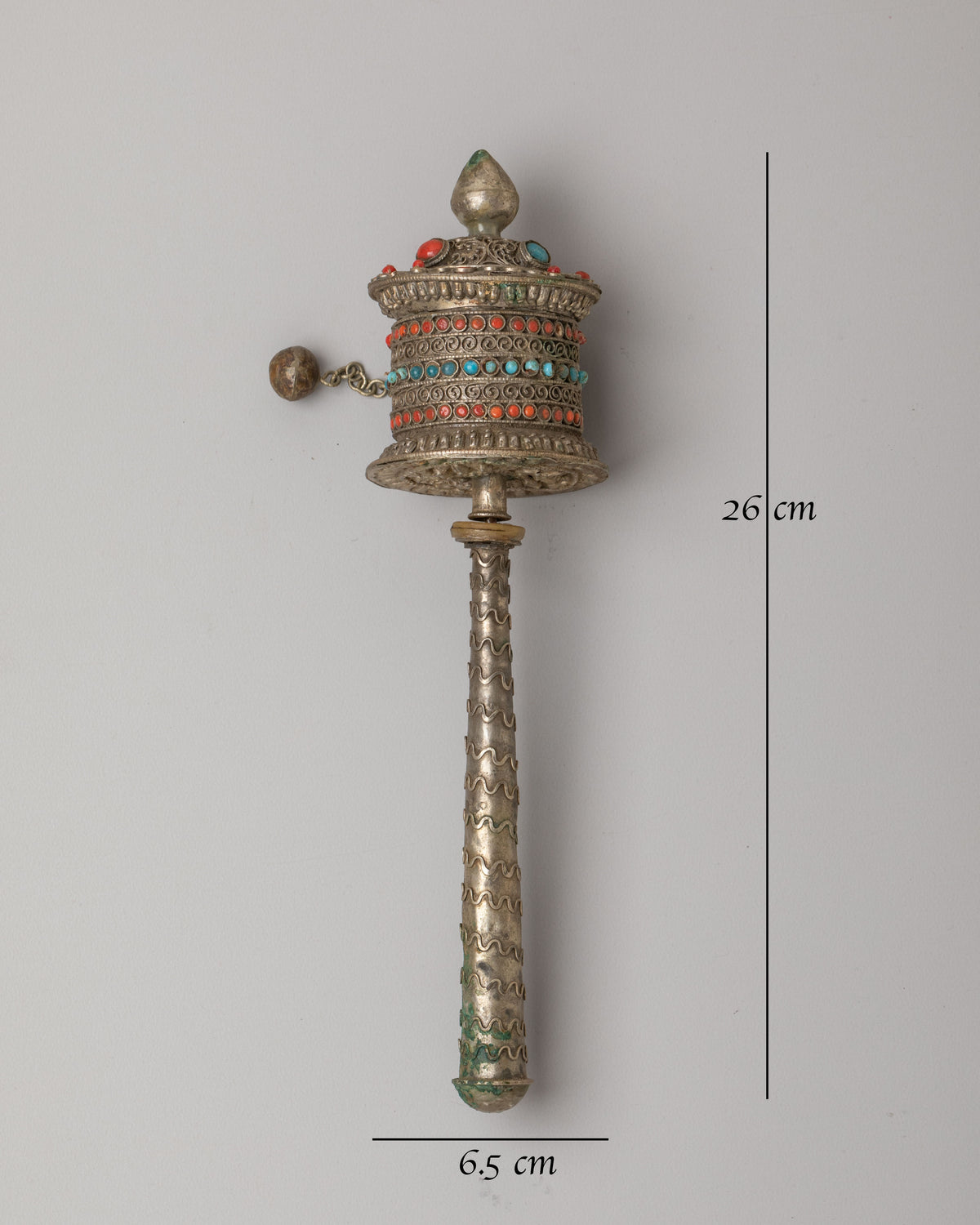 Handcrafted Mani Prayer Wheel | Himalayan Buddhist Ritual Object
