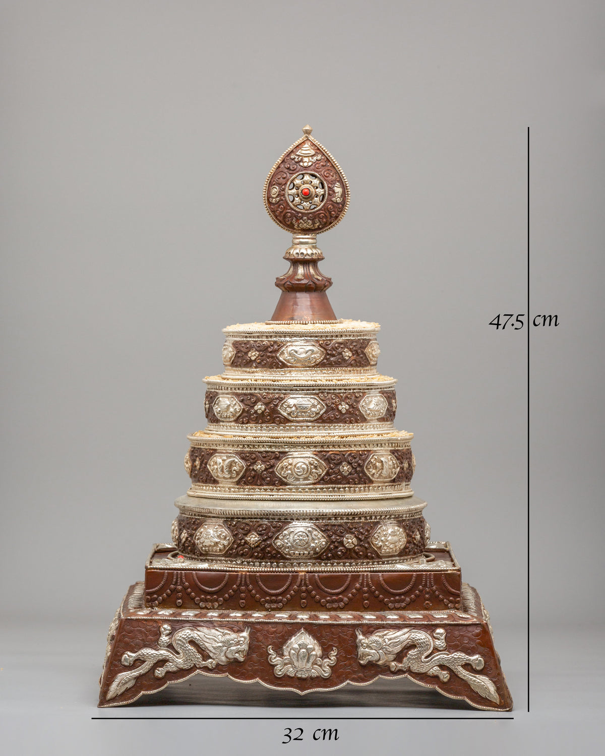 Vajrayana Mandala Offering Set | Tibetan Ritual Art for Spiritual Practices