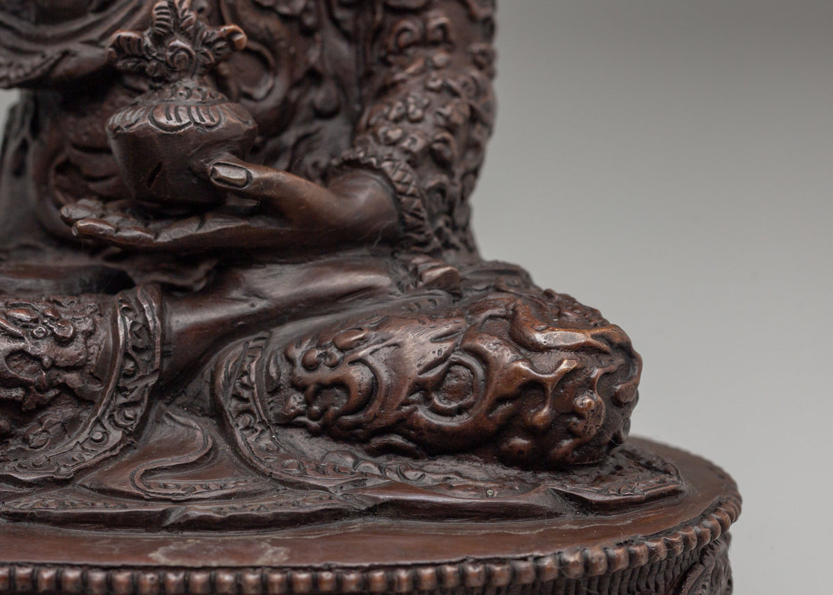 Medicine Buddha Home Shrine Statue | Spiritual Decorative Artwork