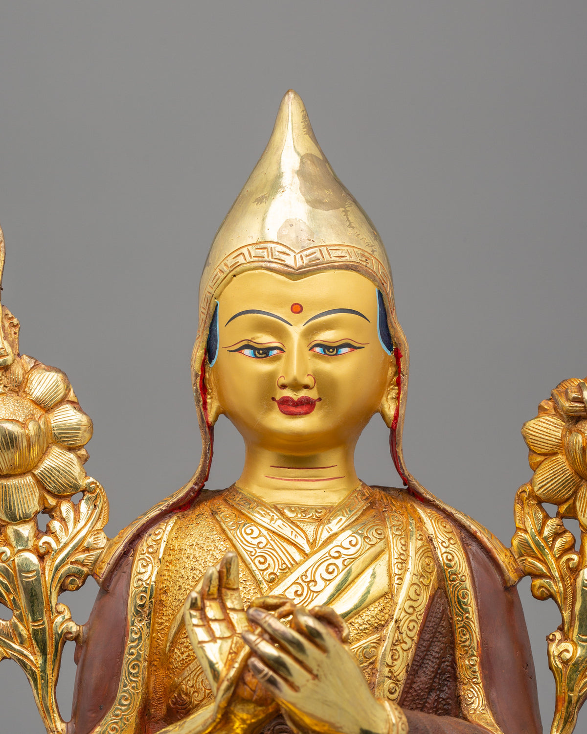 Tsongkhapa Buddhist Sculpture Set | Gelug Buddhist Masters